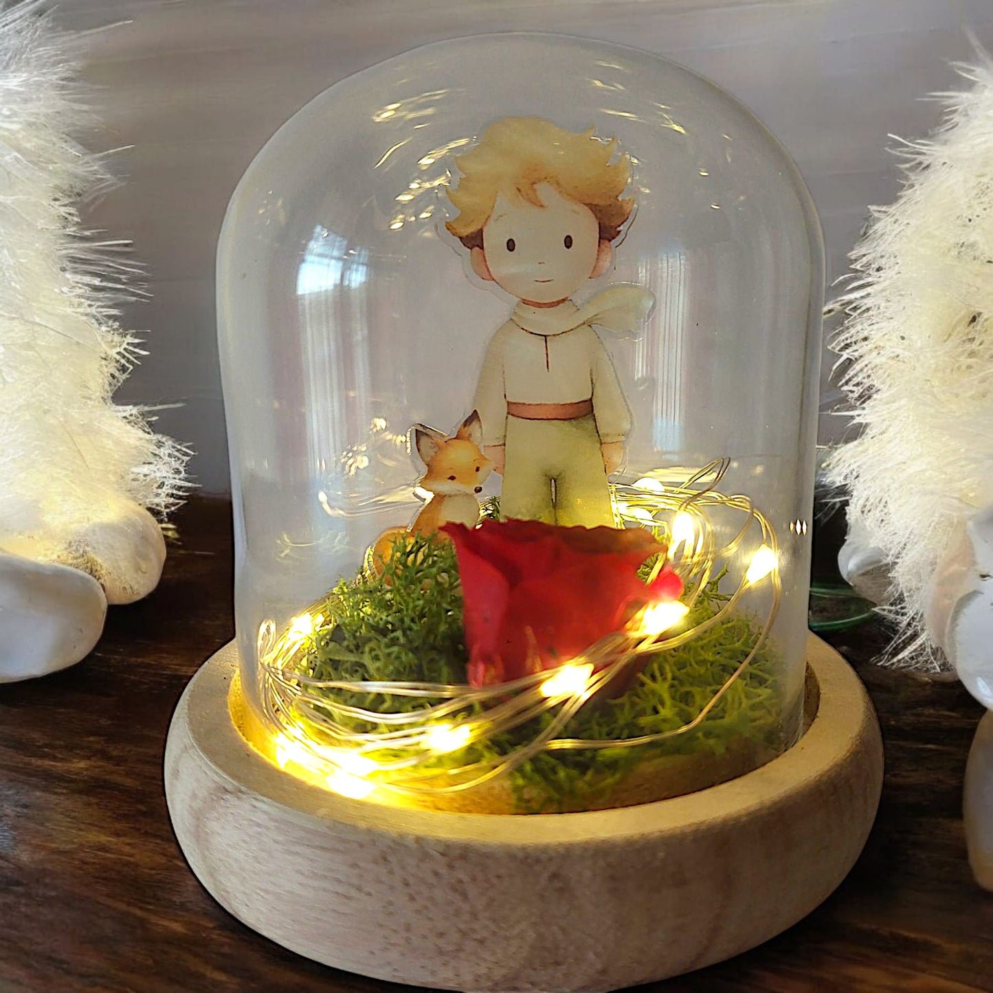 Little Prince Glass Bell Light