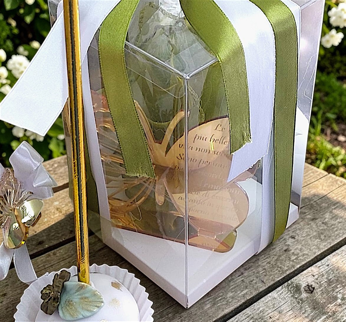 Personalized plexiglass butterfly with engraving