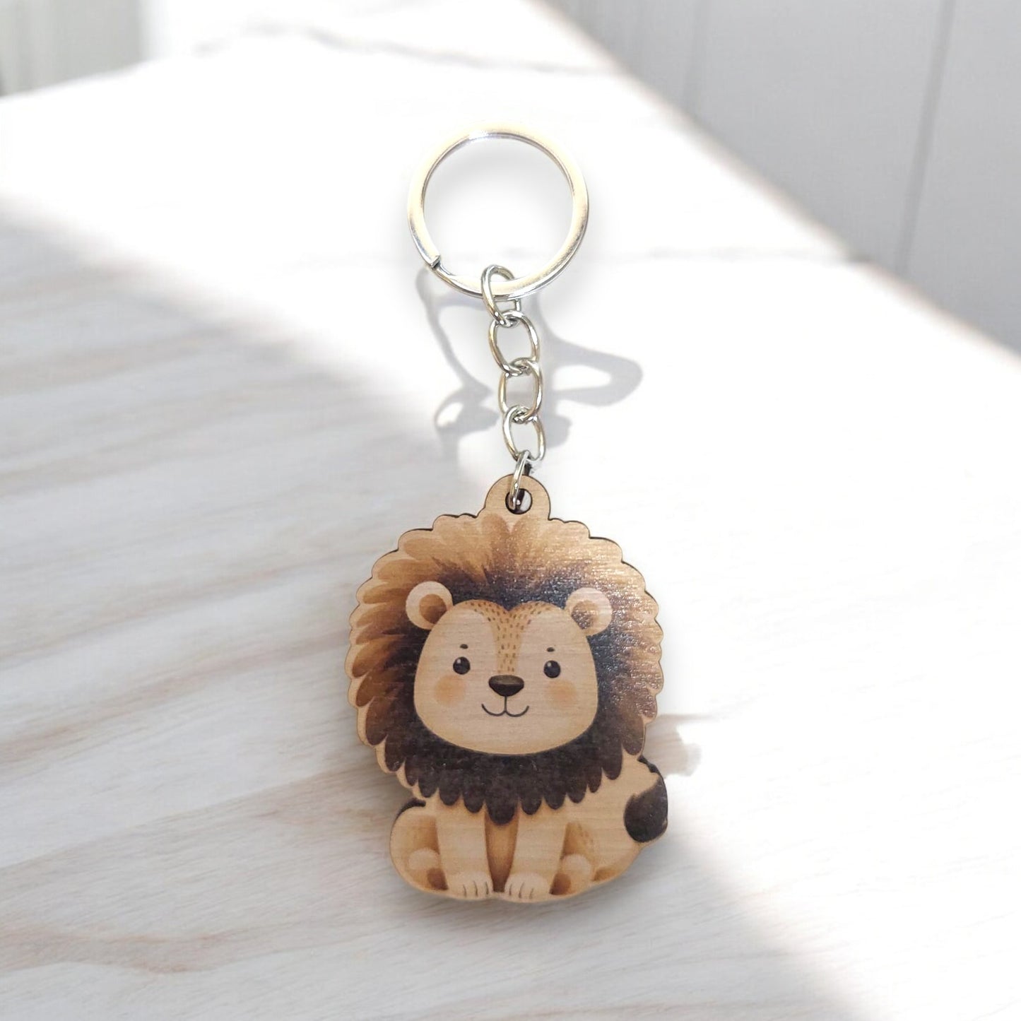 Portachiavi in tema animali della giungla