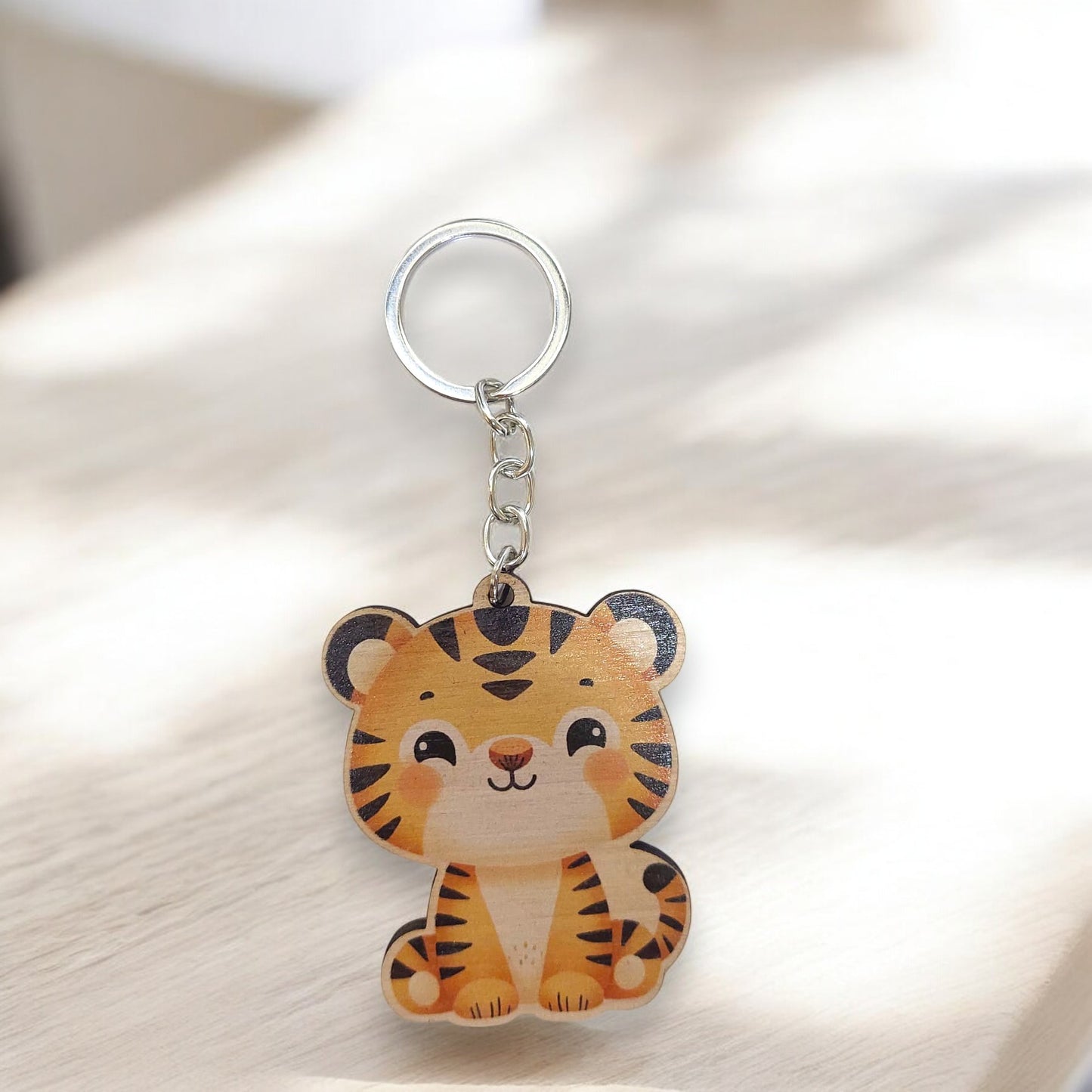 Portachiavi in tema animali della giungla