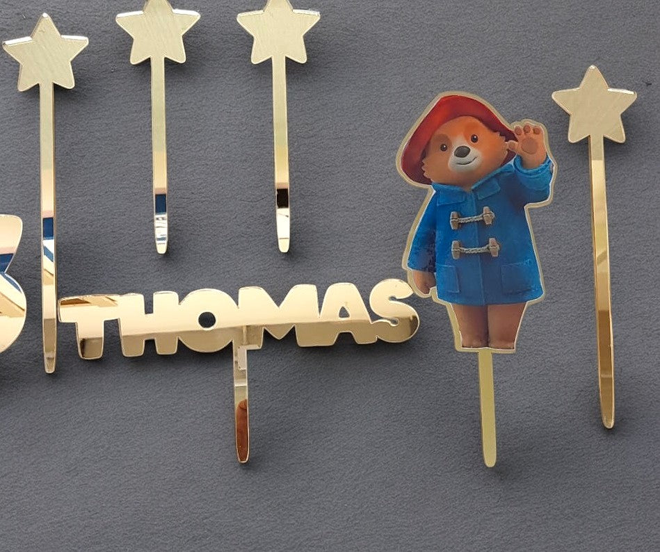 Cake topper personalizzato con stampa
