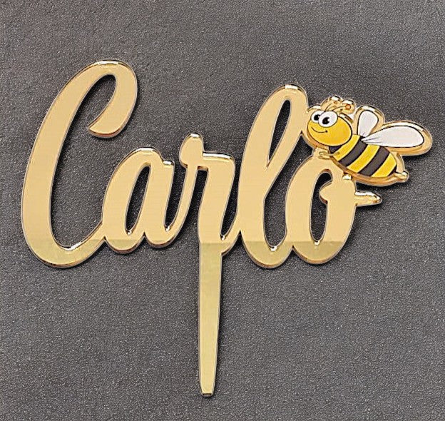 Cake topper personalizzato con stampa