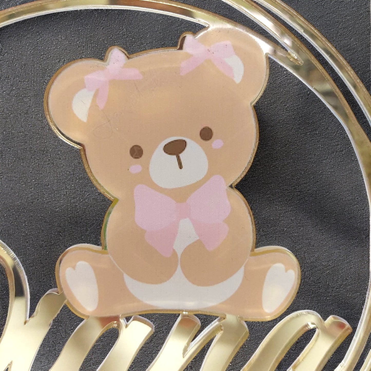 Cake topper personalizzato con stampa