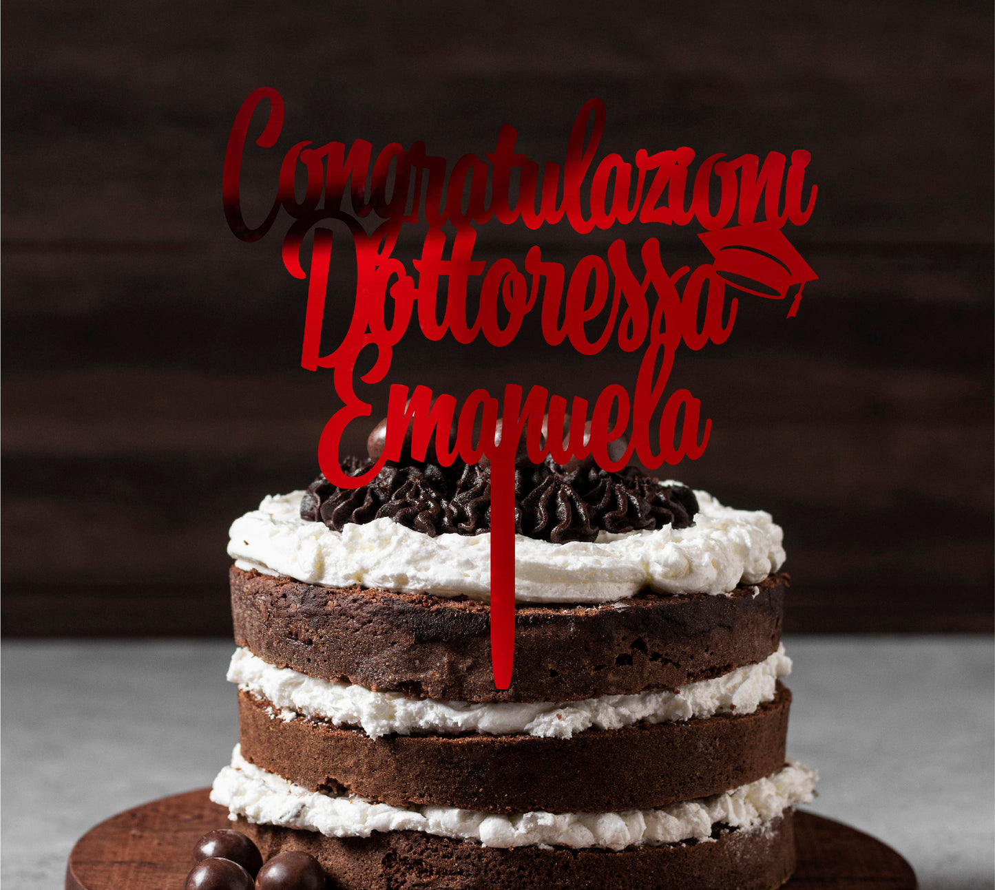 Cake topper Laurea