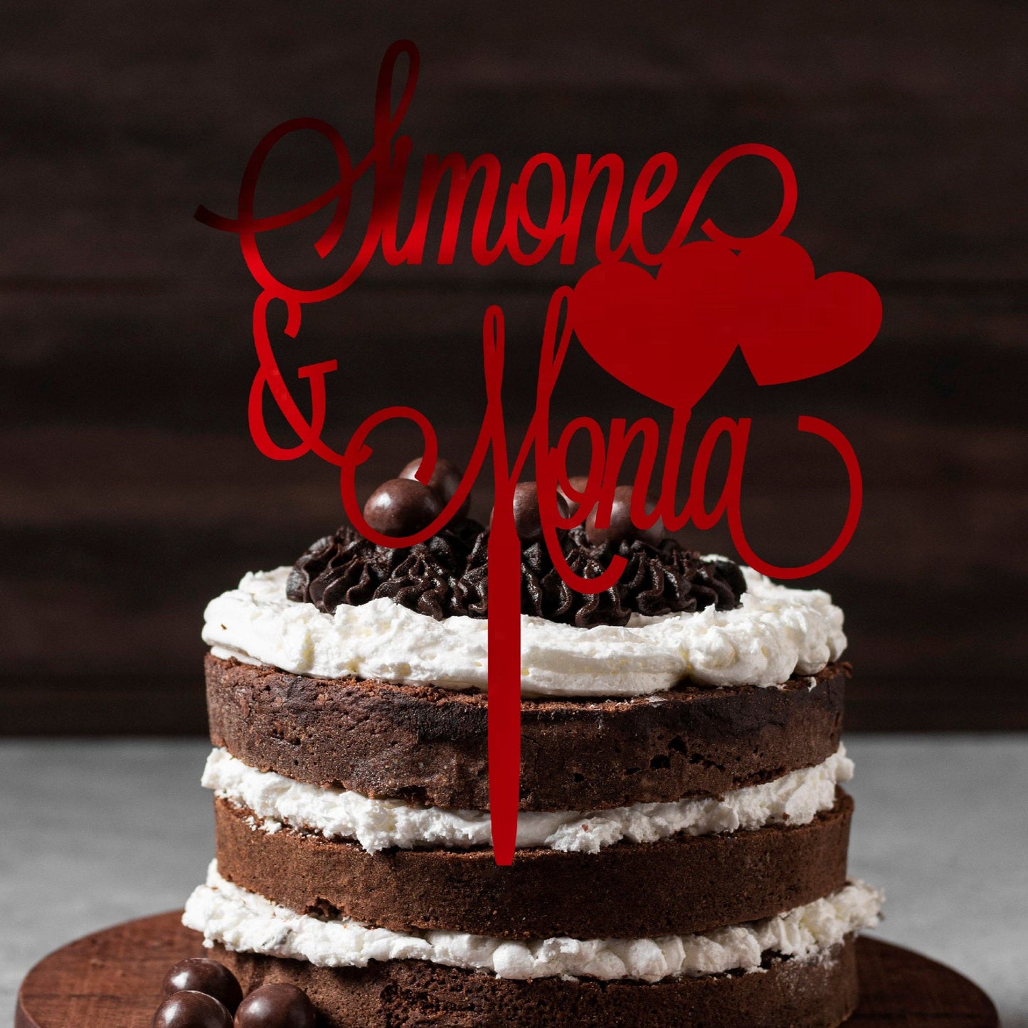 Cake topper Matrimonio