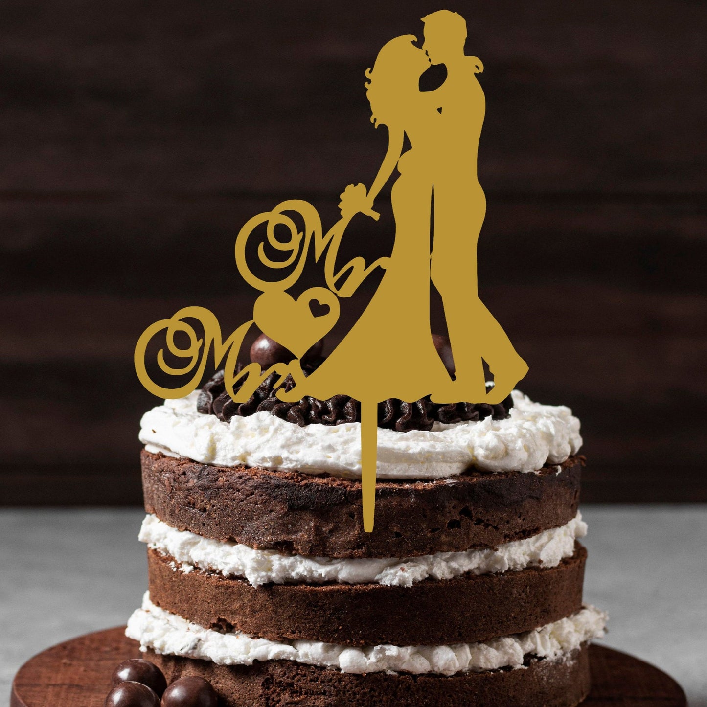 Cake topper Matrimonio