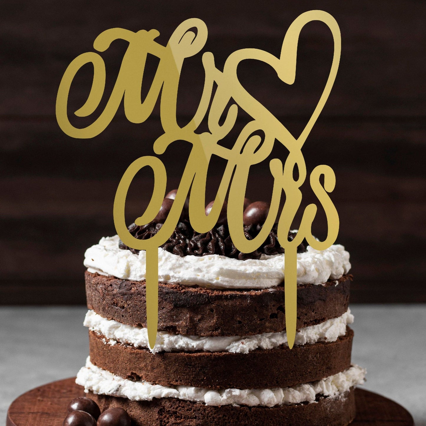 Cake topper Matrimonio