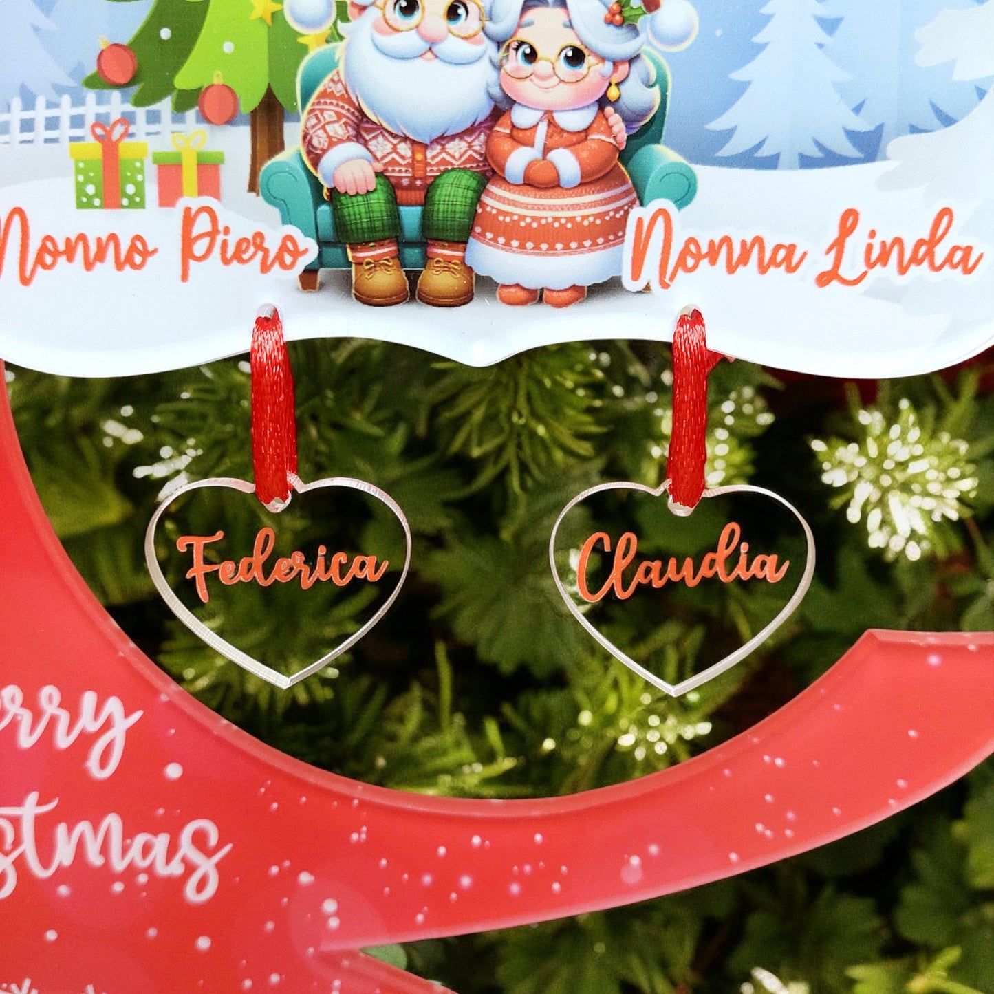 Ornamento buon Natale nonni