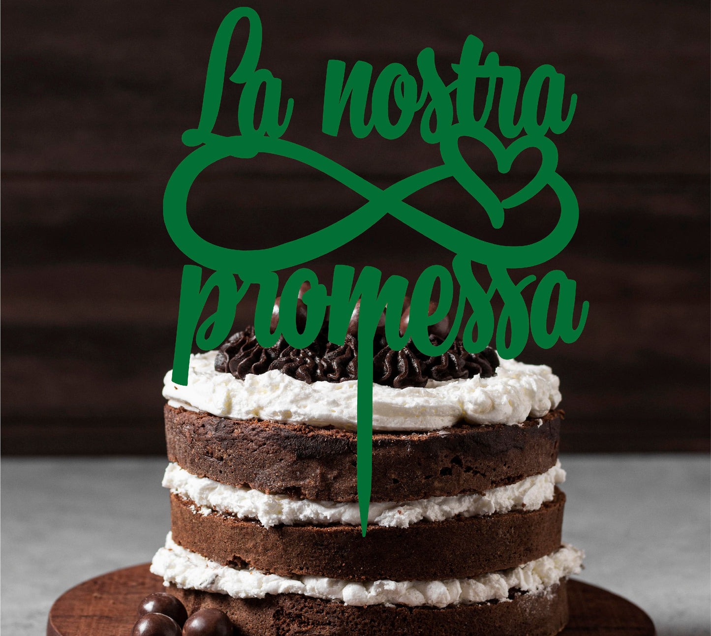 Cake topper promessa