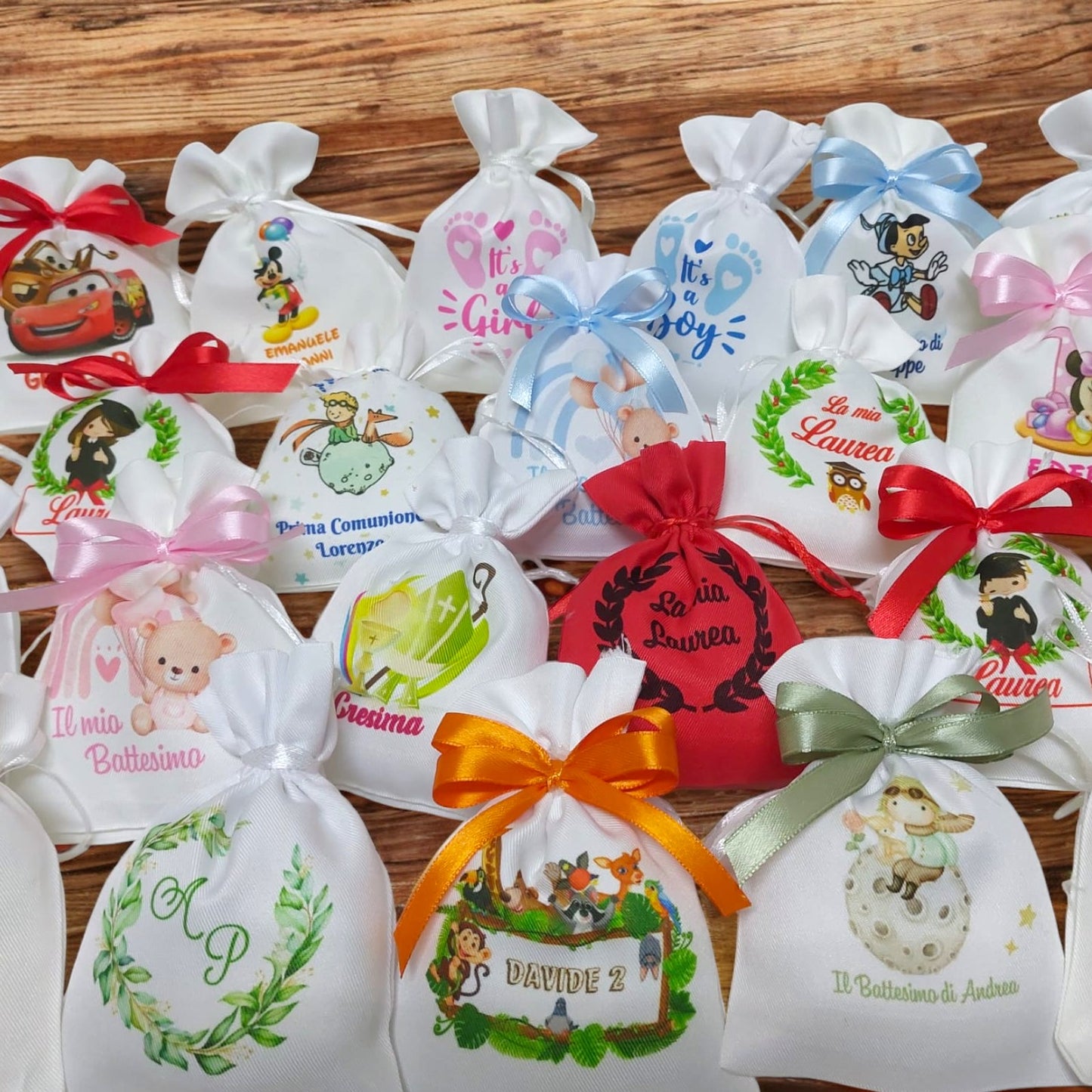 Sacchetti porta confetti personalizzati