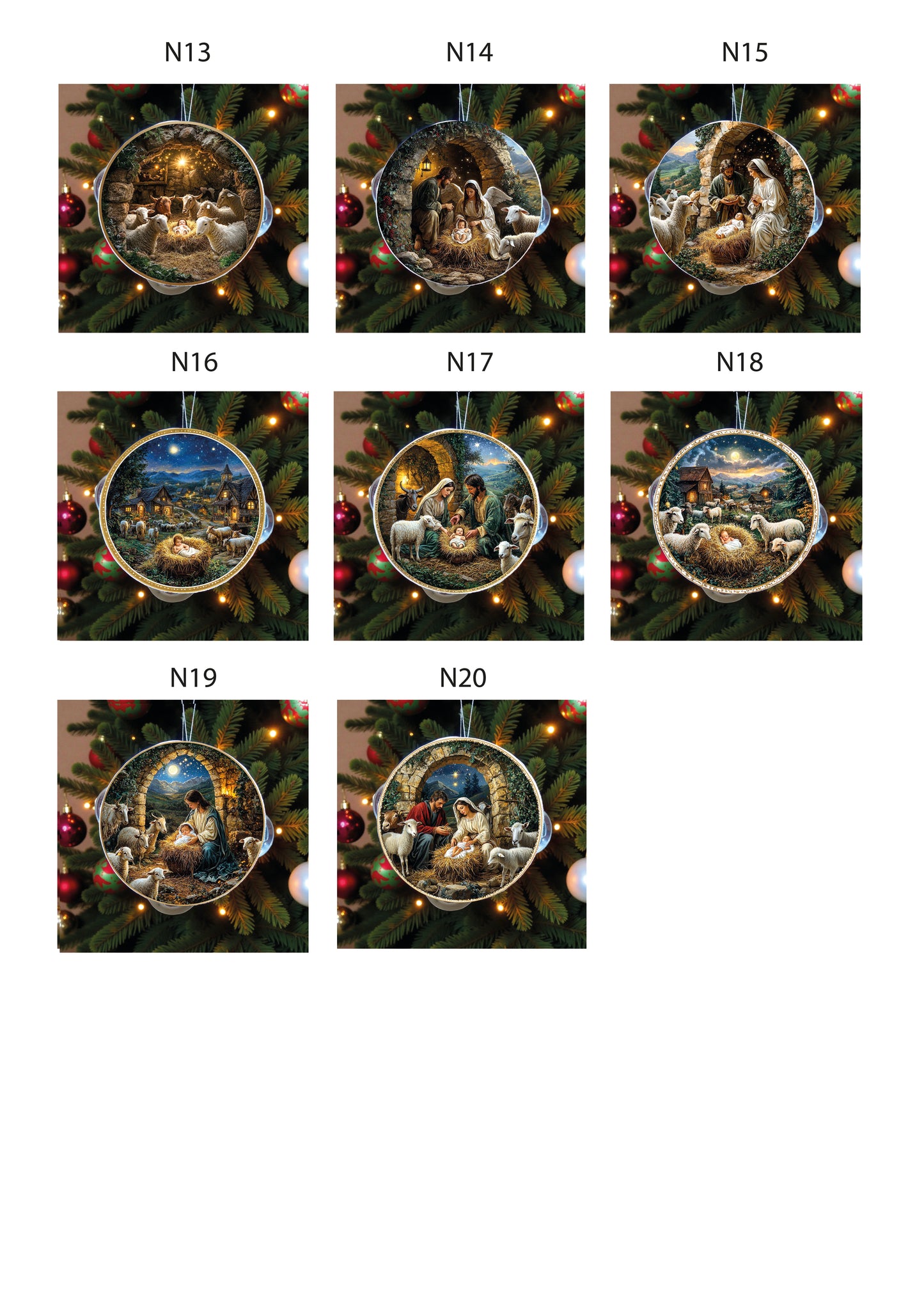 Christmas bow with dedication decoration