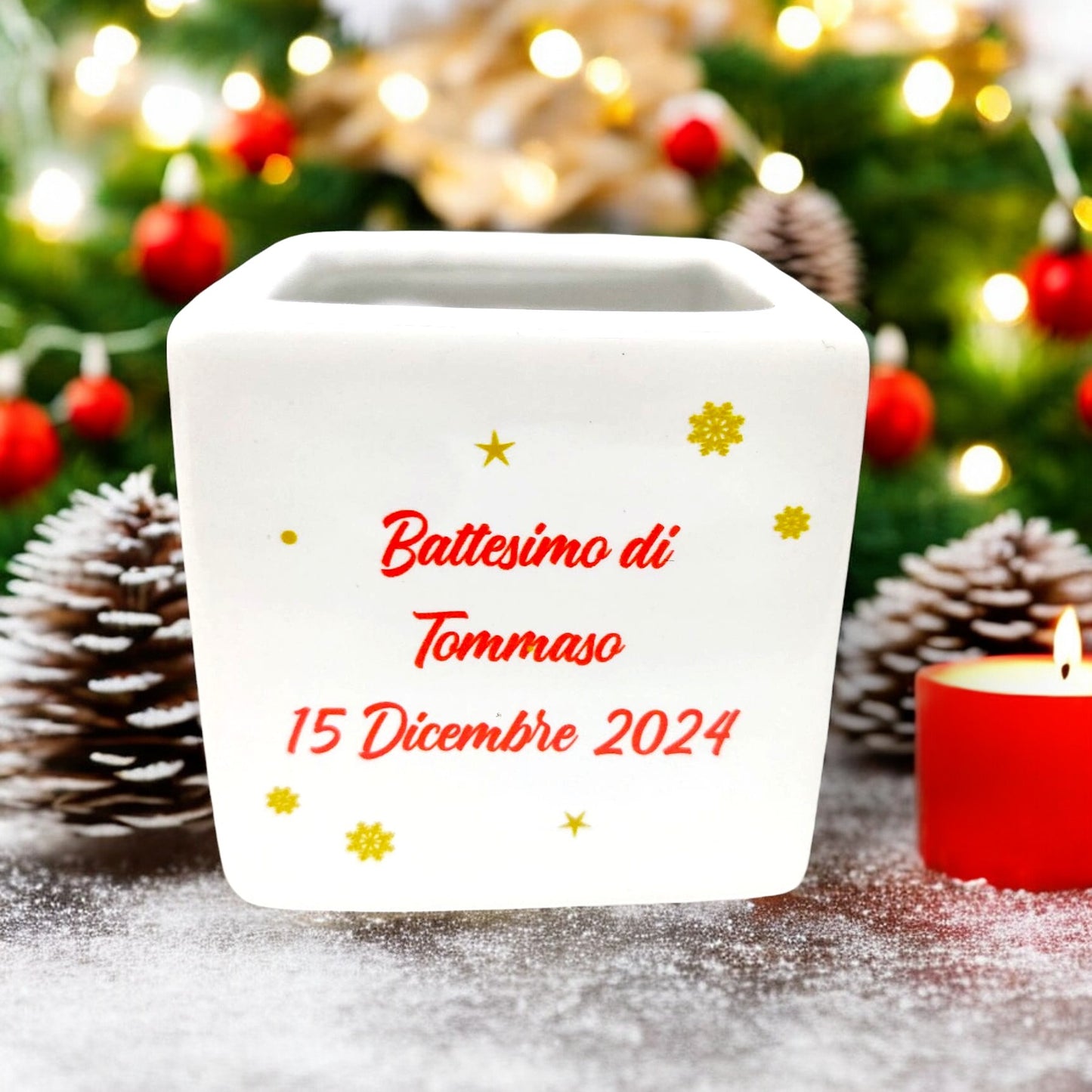 Vasetto in tema Piccolo Principe Natale