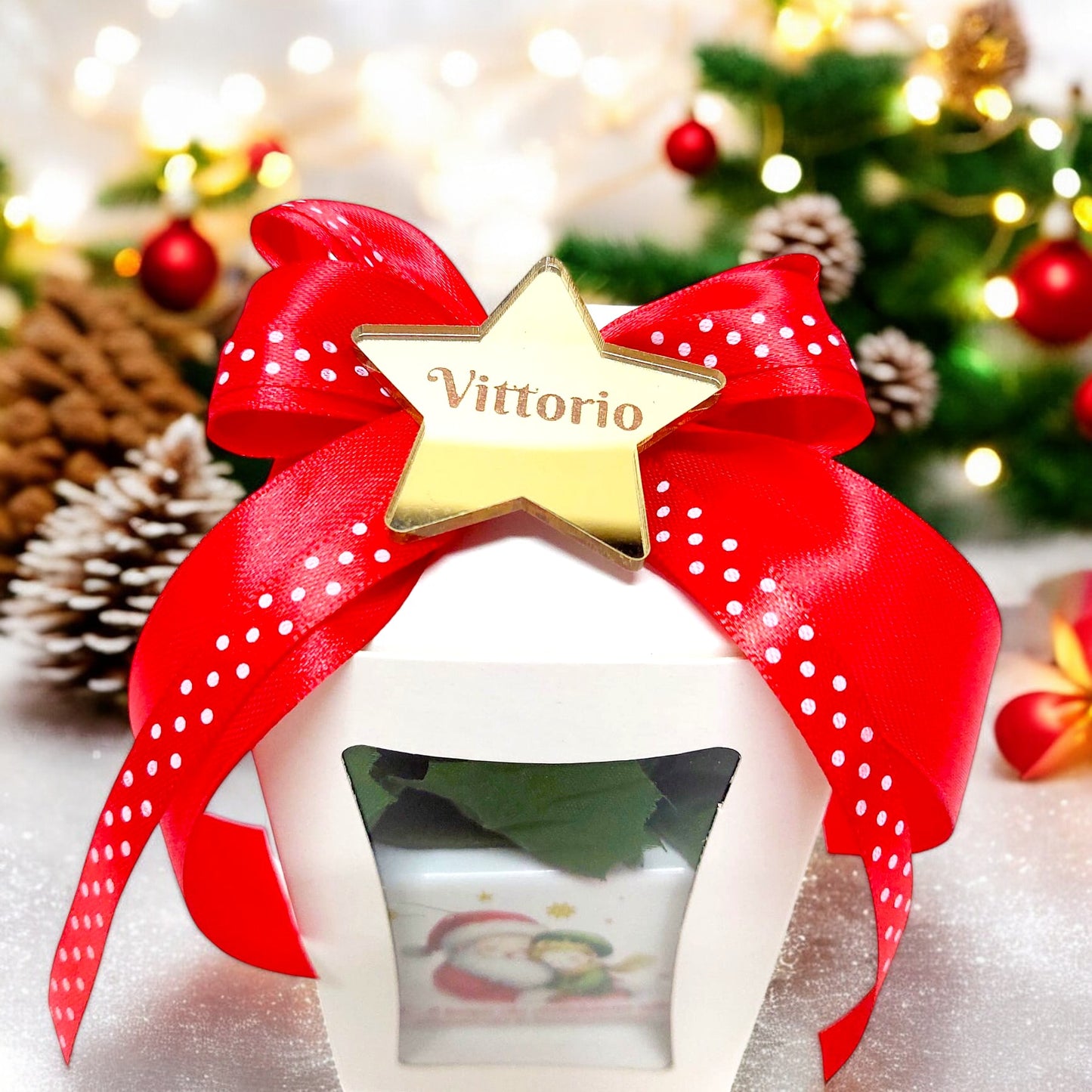 Vasetto in tema Piccolo Principe Natale