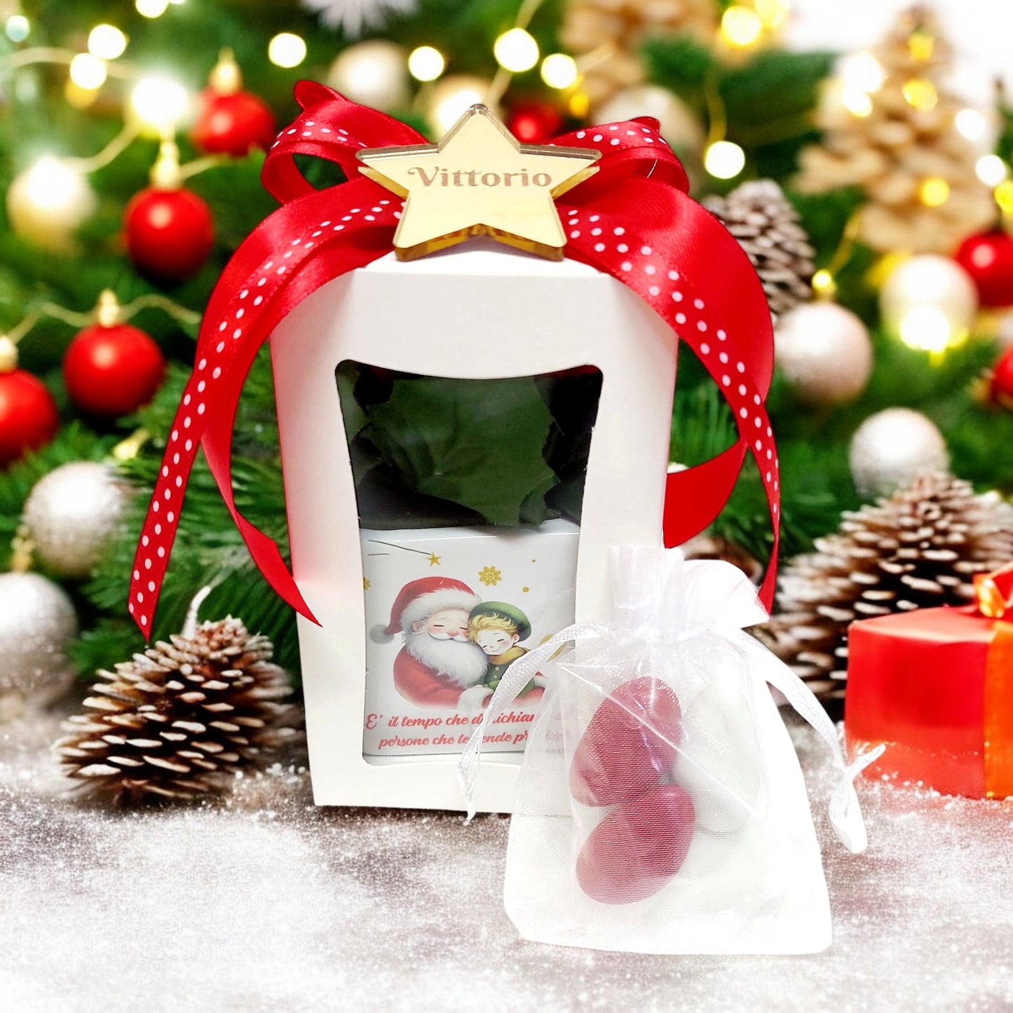 Vasetto in tema Piccolo Principe Natale