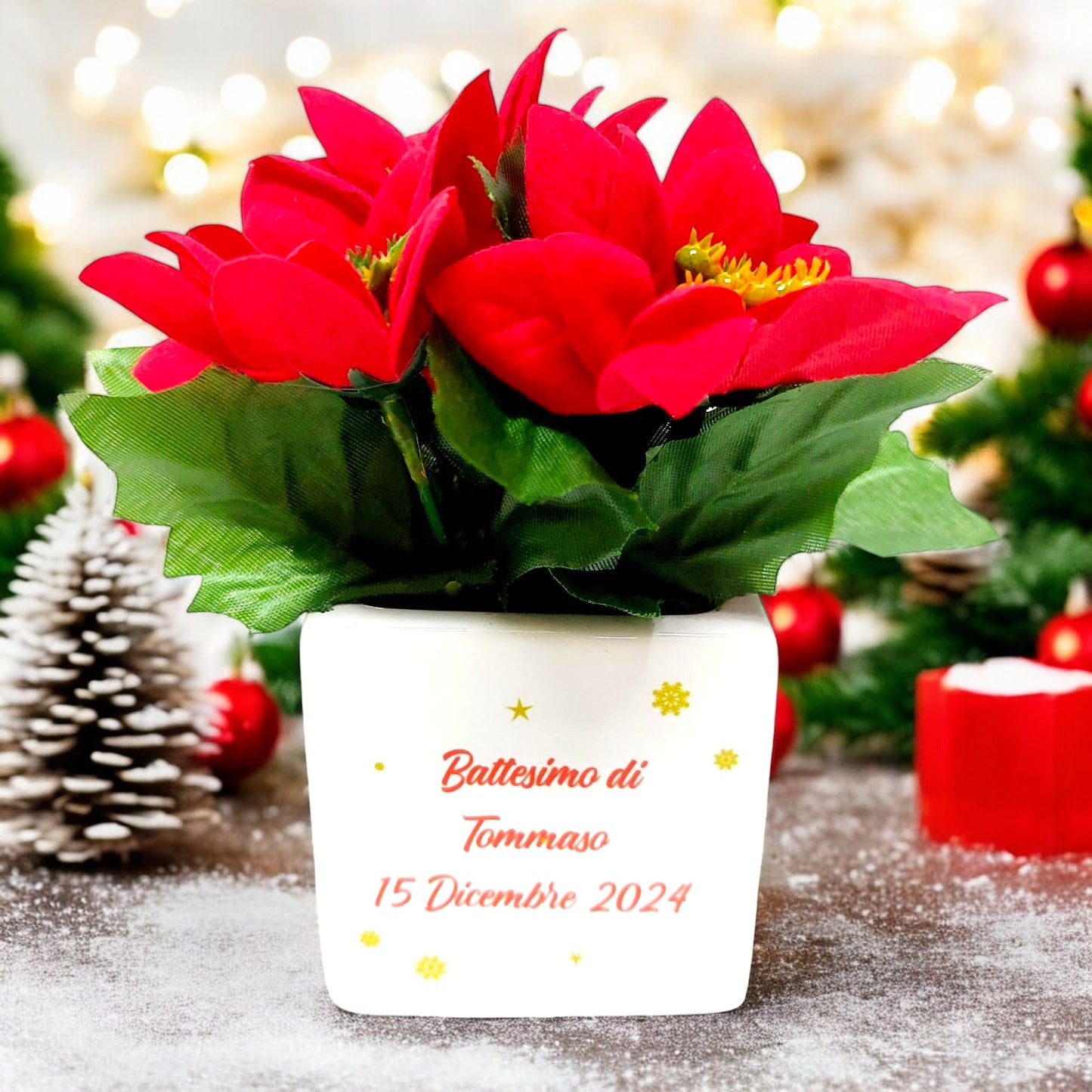 Vasetto in tema Piccolo Principe Natale