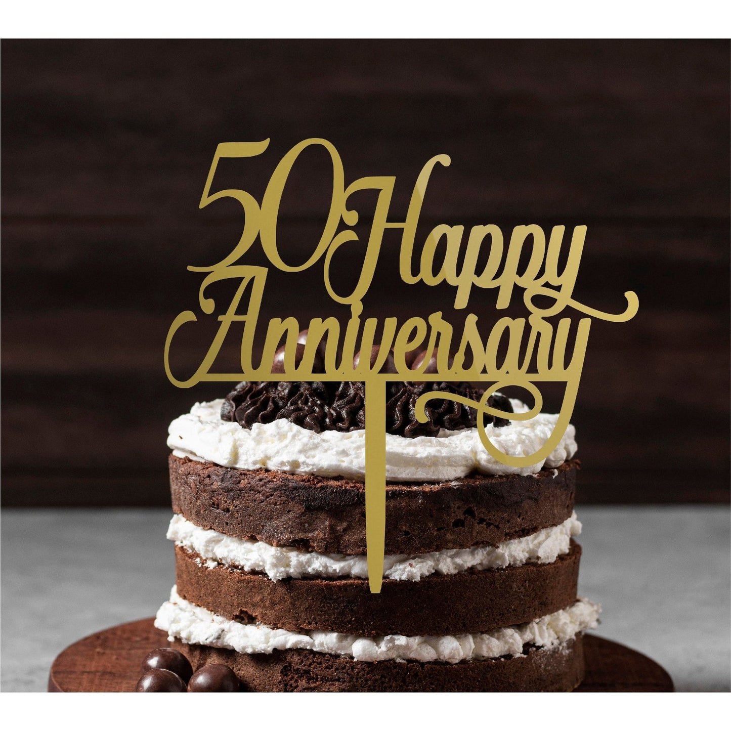 Cake topper Anniversario