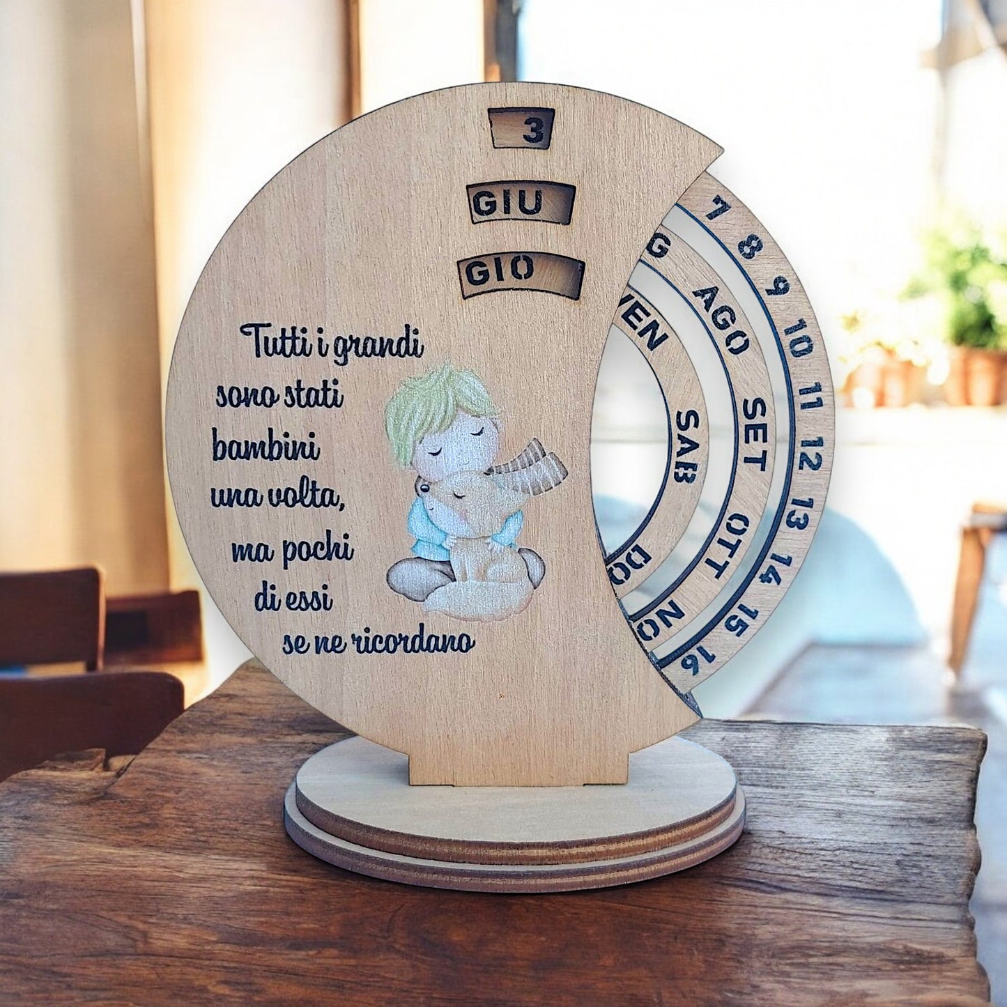 Calendario perpetuo, personalizzabile nel tema a scelta