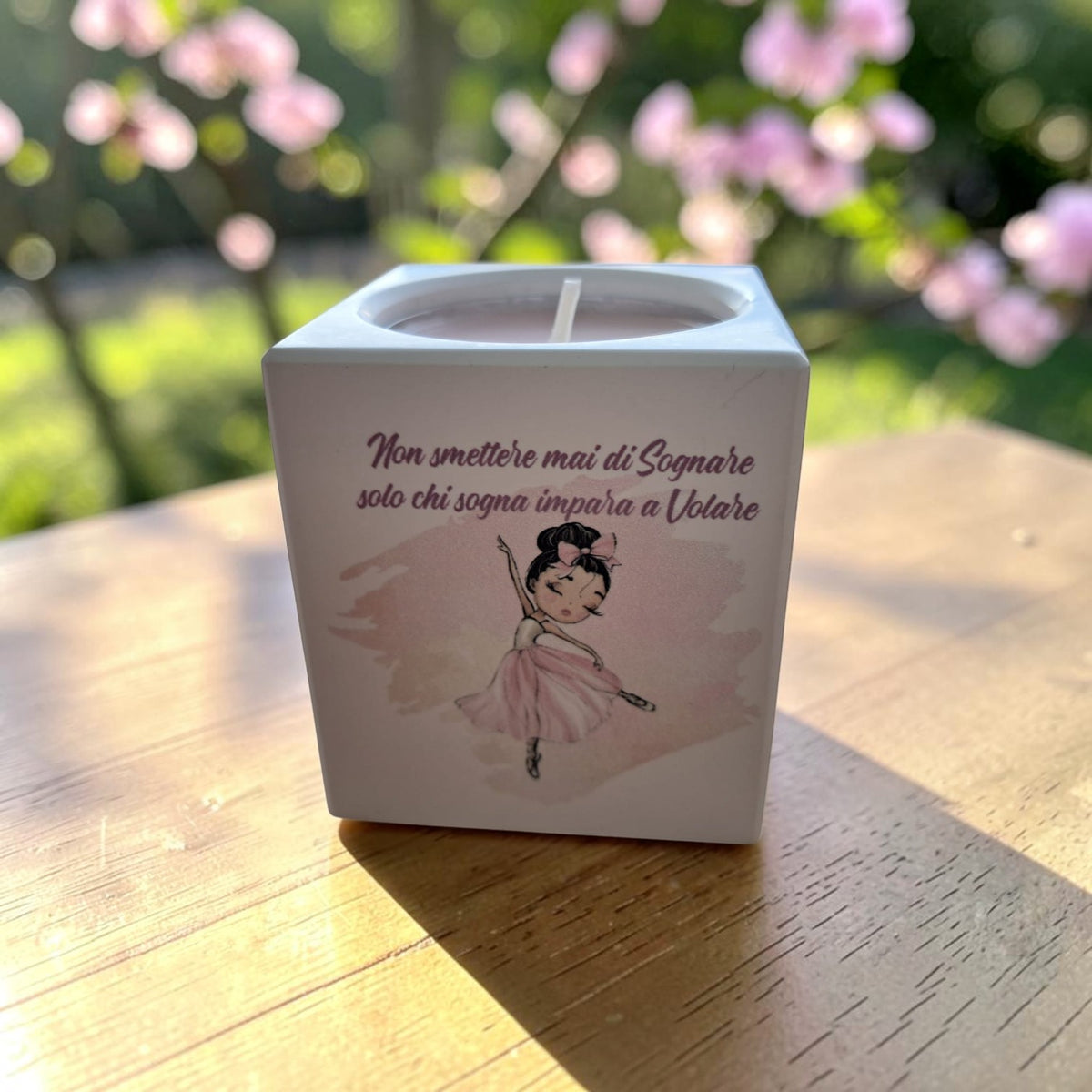 Cubo porta candela in vari temi