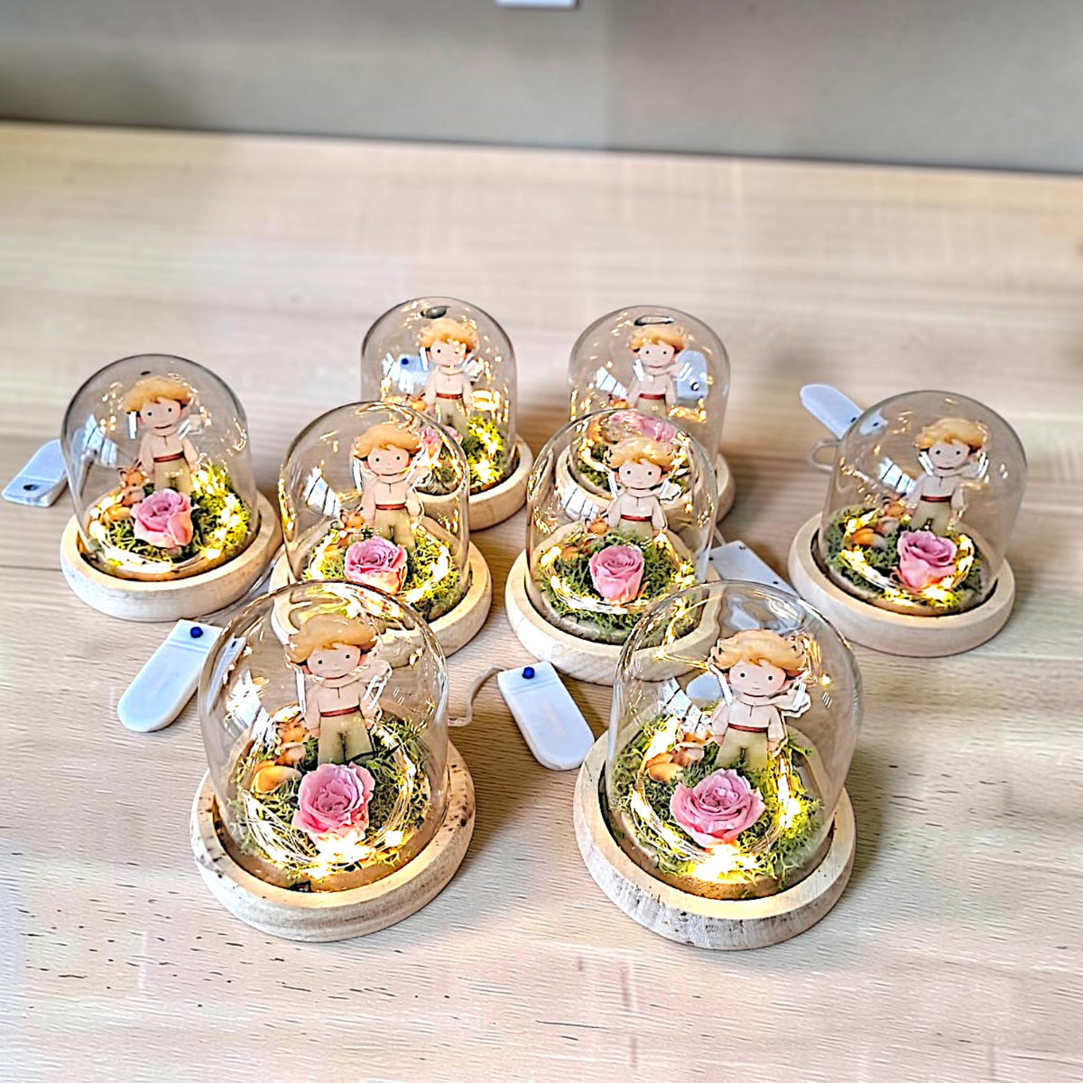 Little Prince Glass Bell Light