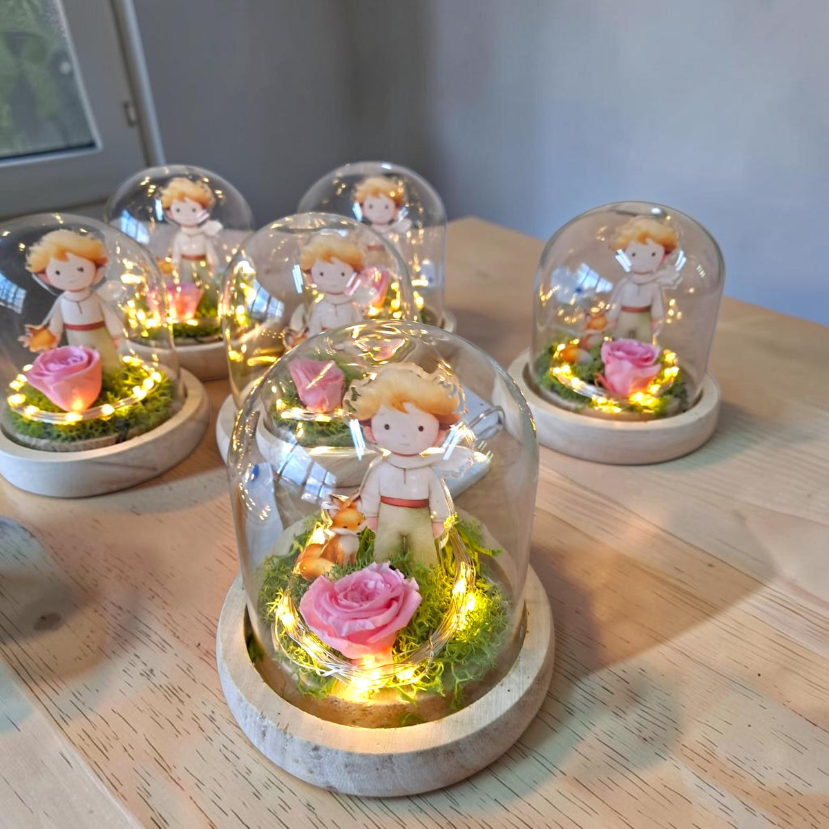 Little Prince Glass Bell Light