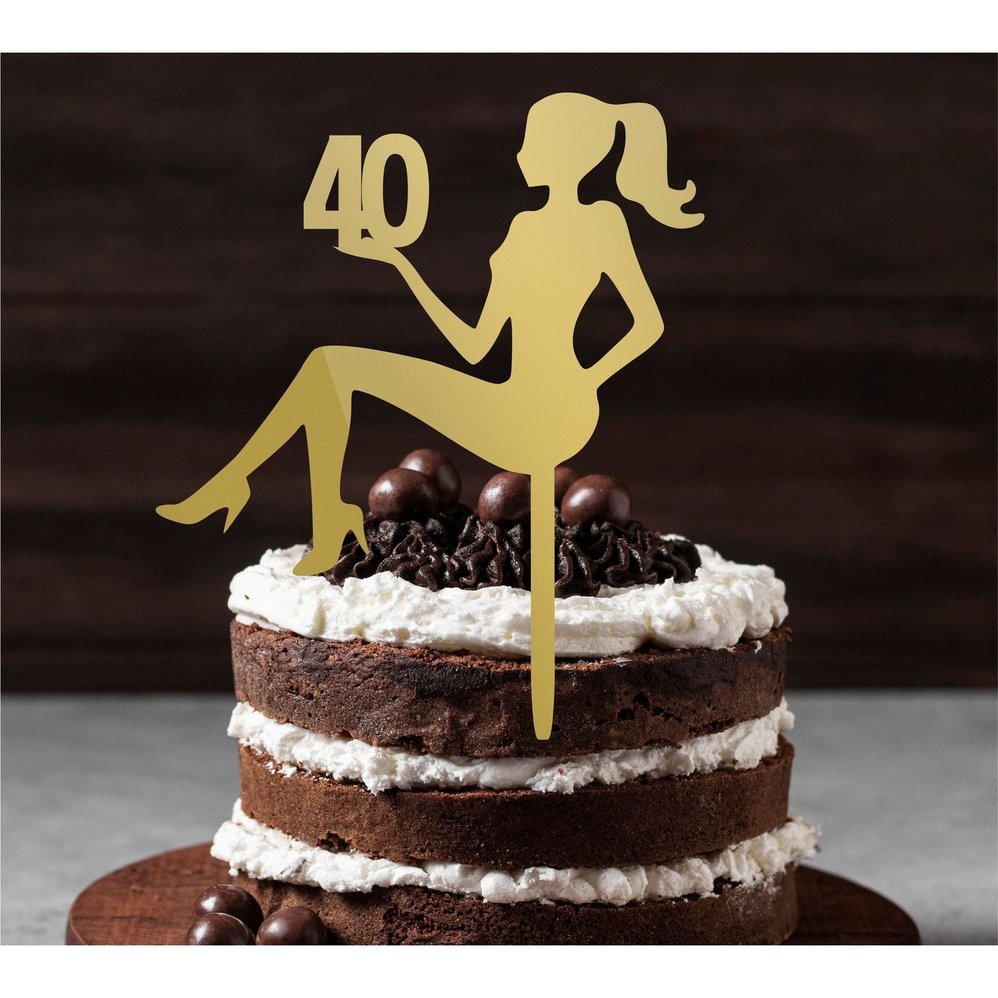 Cake topper Happy Birthday