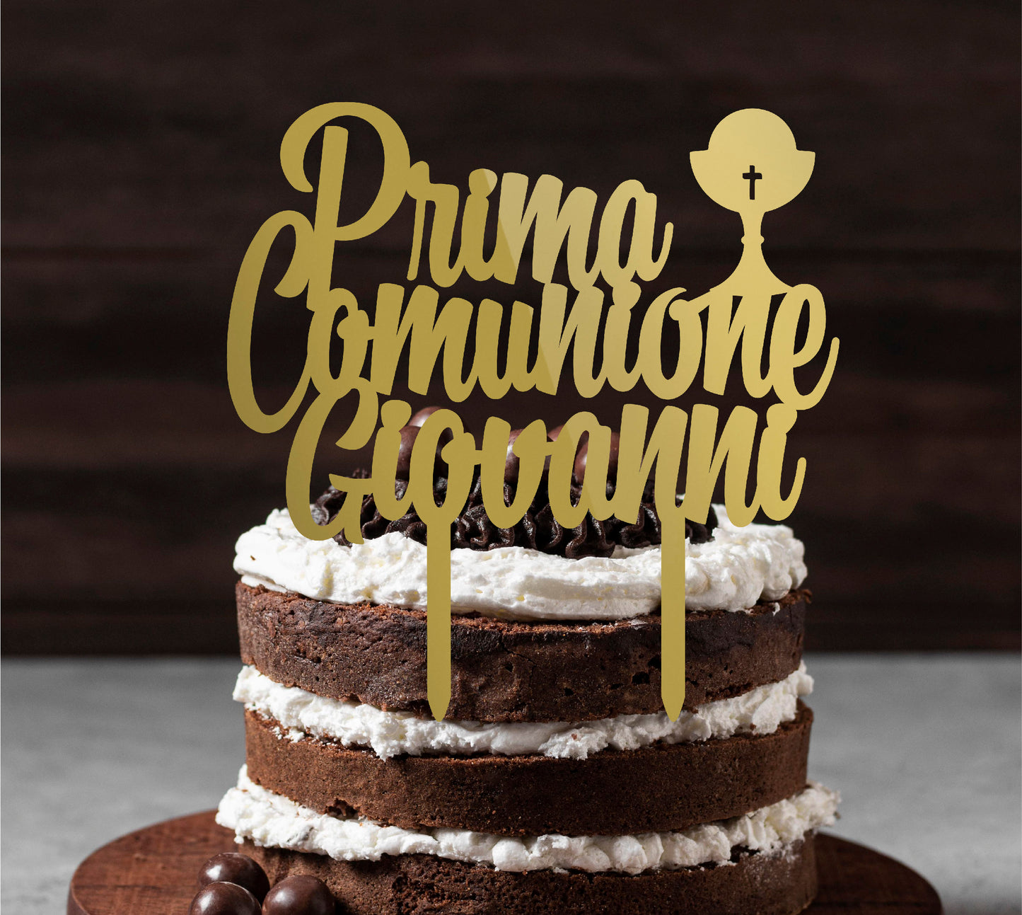 Cake topper Prima Comunione