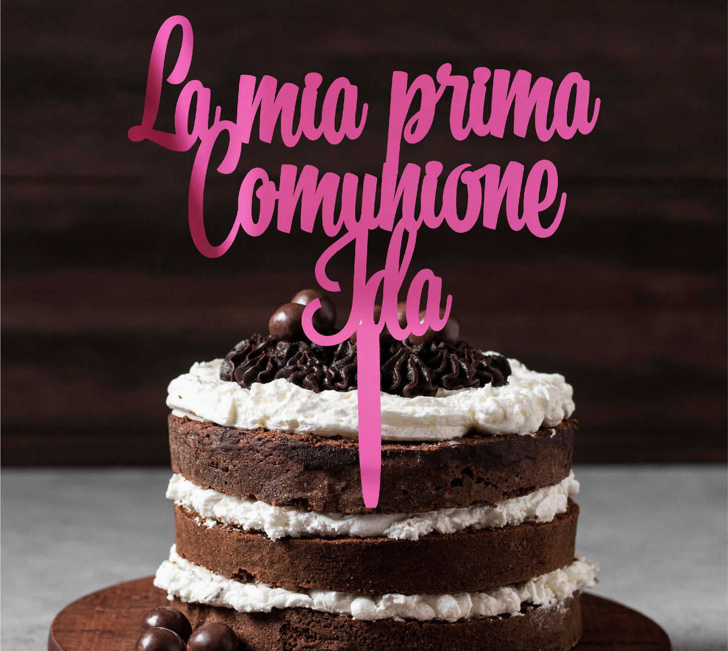 Cake topper Prima Comunione