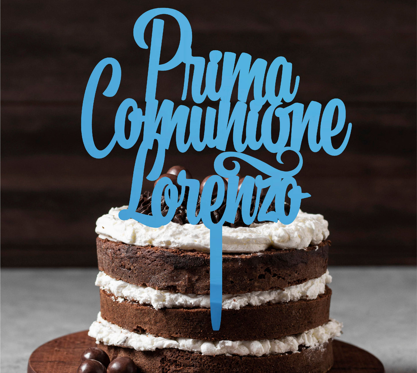 Cake topper Prima Comunione