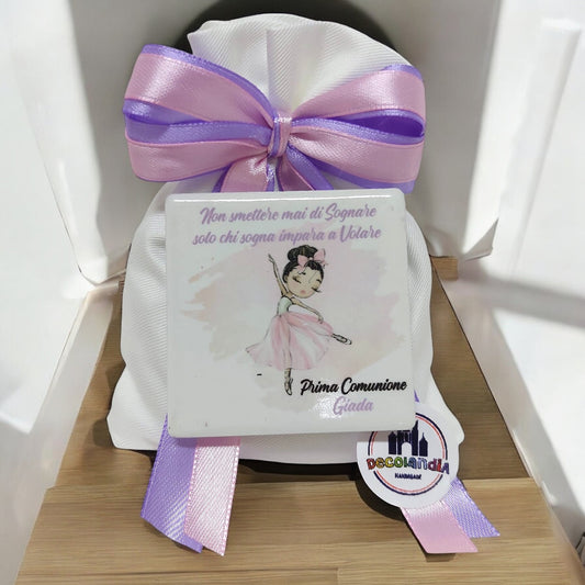 Magnete in ceramica in tema ballerina