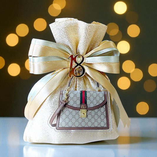 Plexiglass keychains with a chic handbag and sports car theme