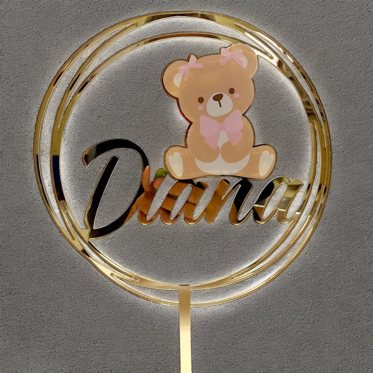 Cake topper personalizzato con stampa
