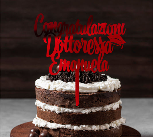 Cake topper Laurea