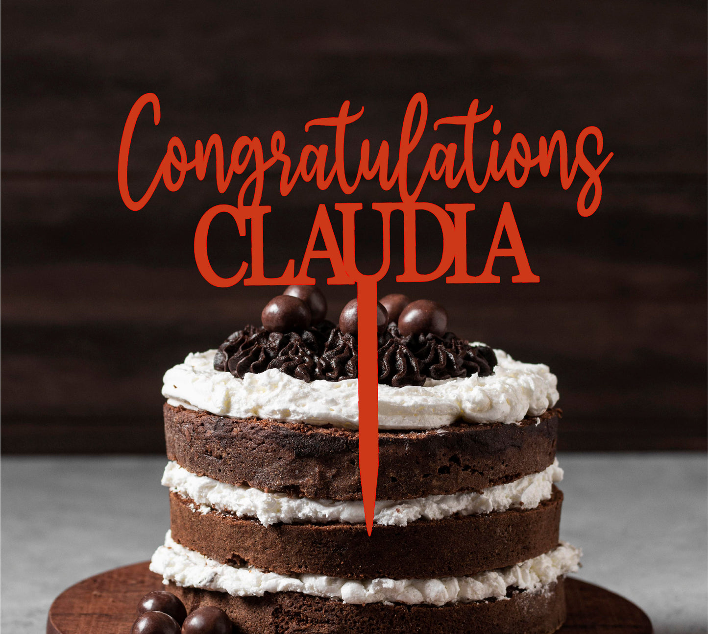 Cake topper Laurea