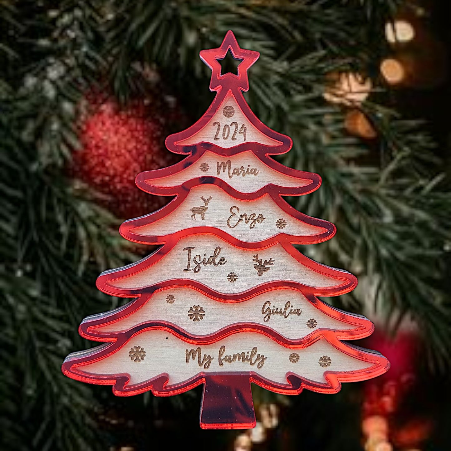 Ornamento a forma di albero di Natale