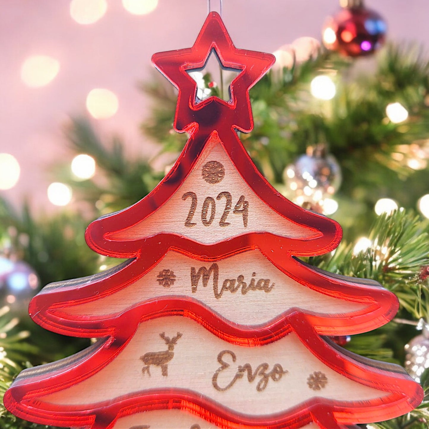 Ornamento a forma di albero di Natale