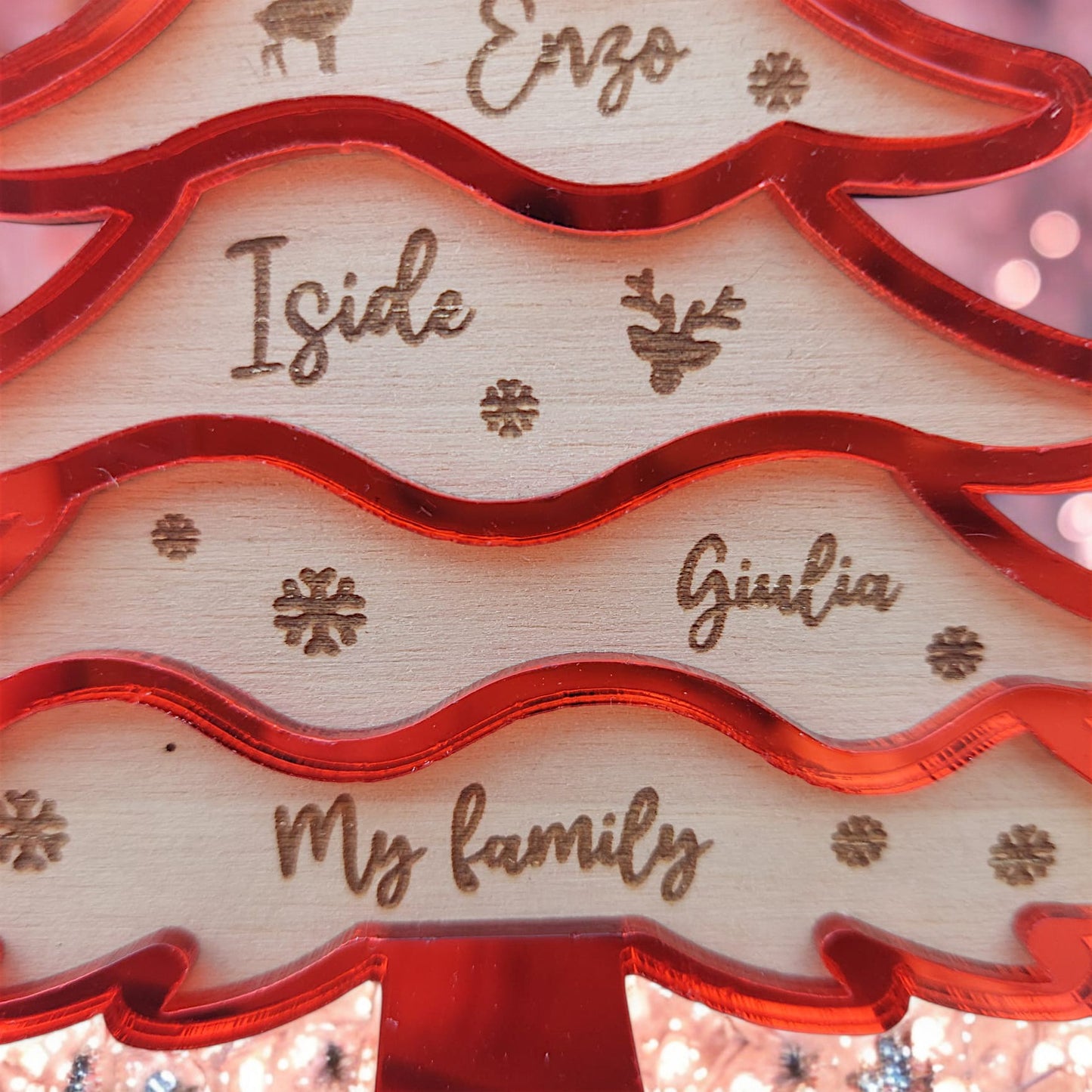 Ornamento a forma di albero di Natale
