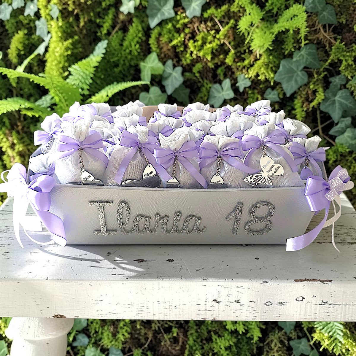 Personalized engraved butterfly keychain. A perfect wedding favor for any memorable ceremony or event.