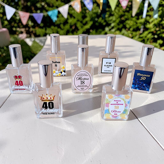 Profumo in bottiglia personalizzata