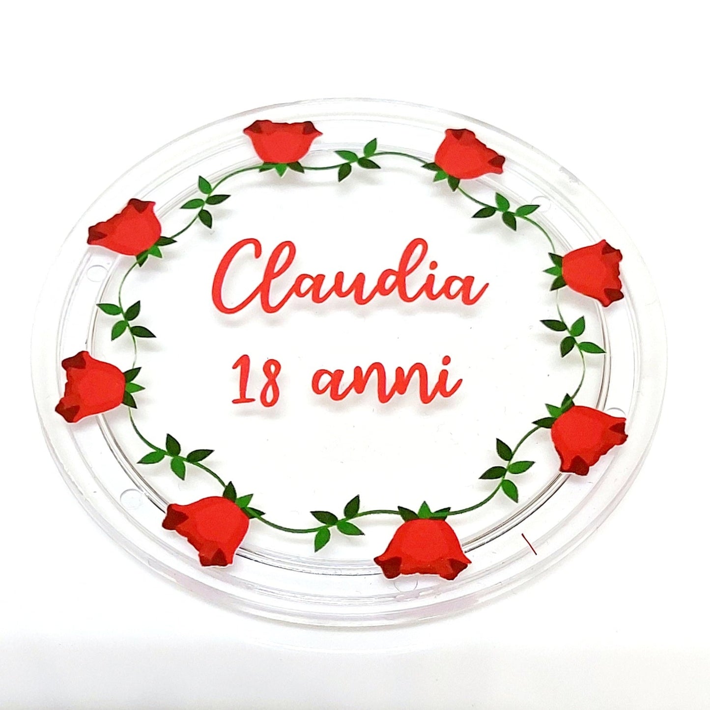 Rosa stabilizzata in cofanetto di plexiglass