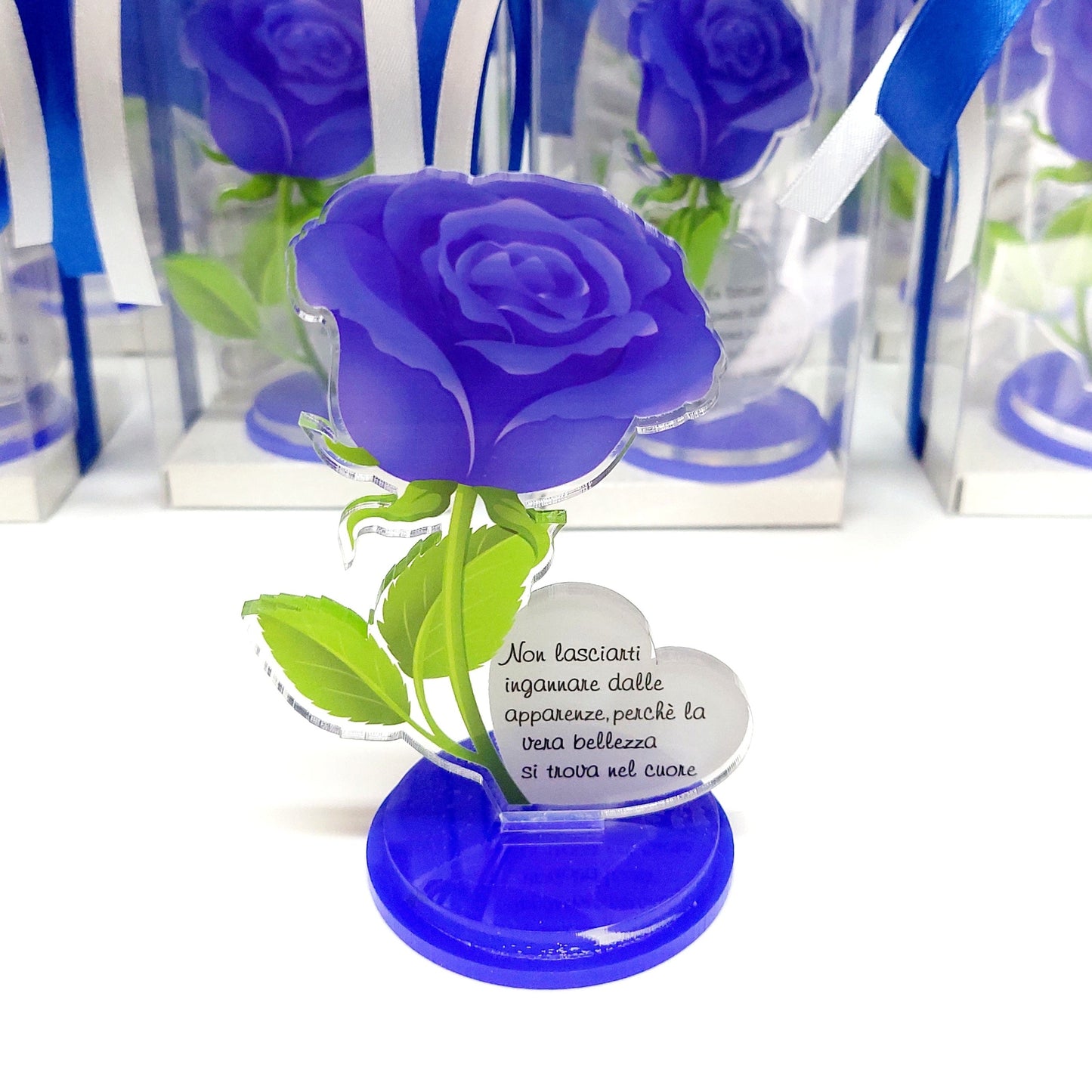 Rosa con cuore