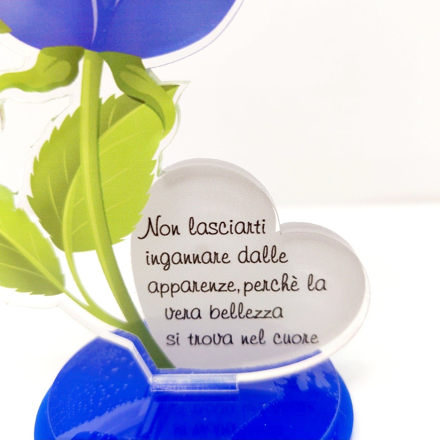Rosa con cuore