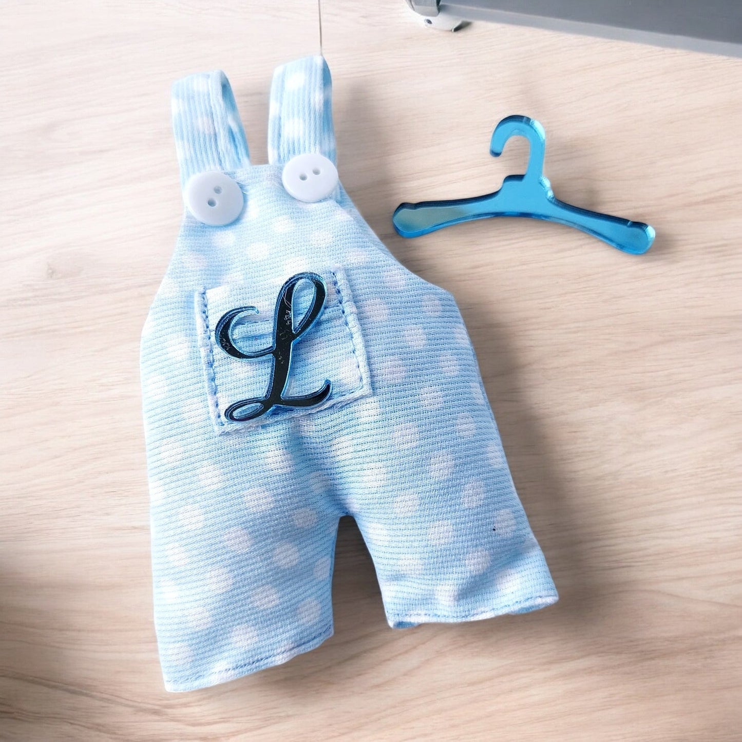 Salopette porta confetti in tema Piccolo Principe, kit base