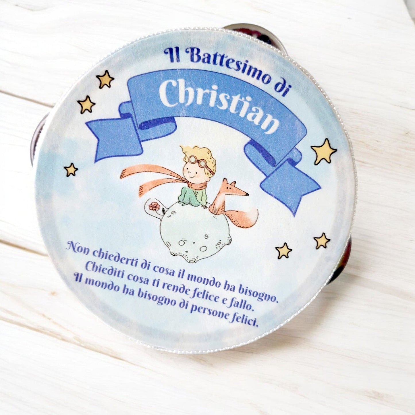 Tamburello in tema Piccolo Principe