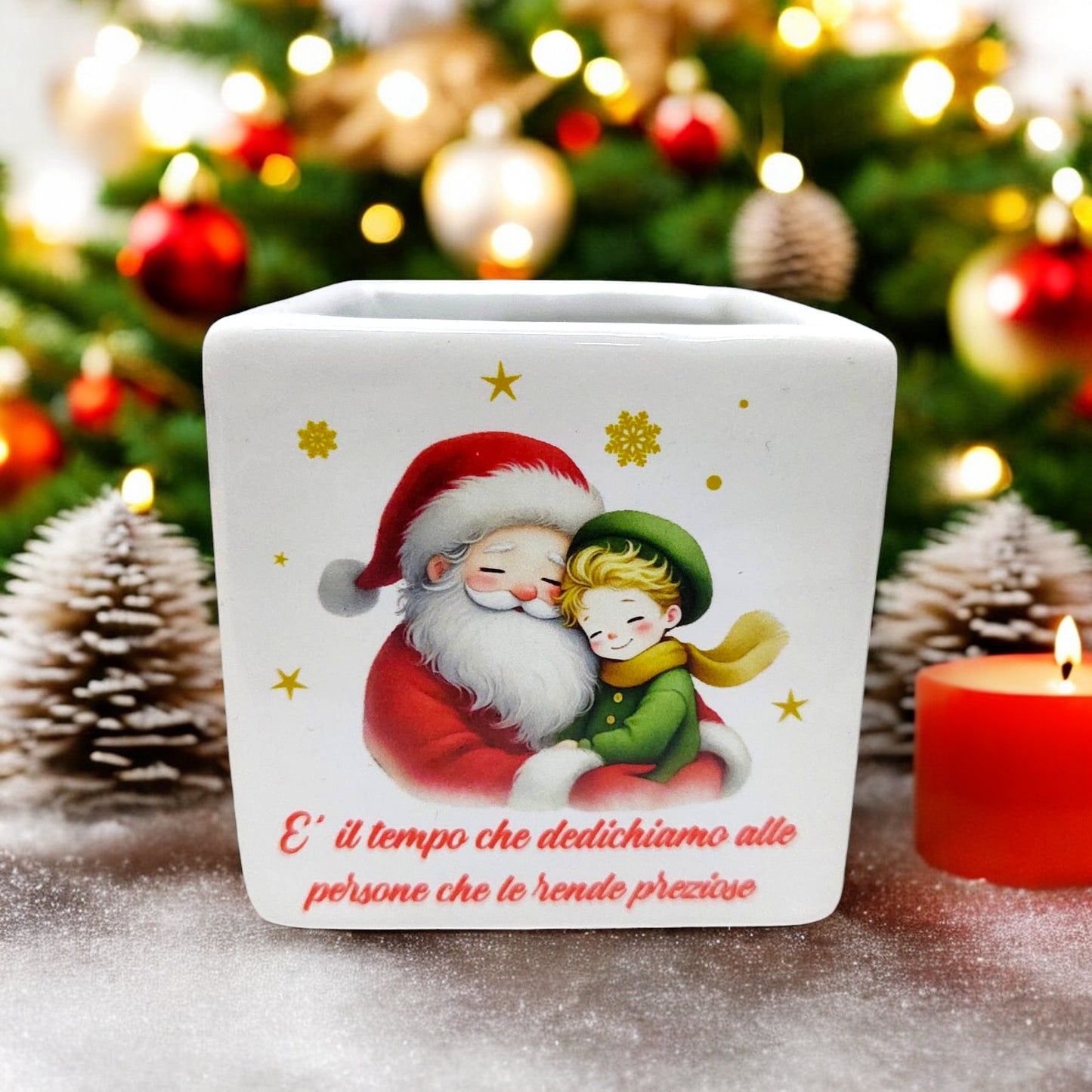 Vasetto in tema Piccolo Principe Natale