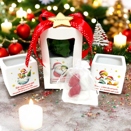 Vasetto in tema Piccolo Principe Natale